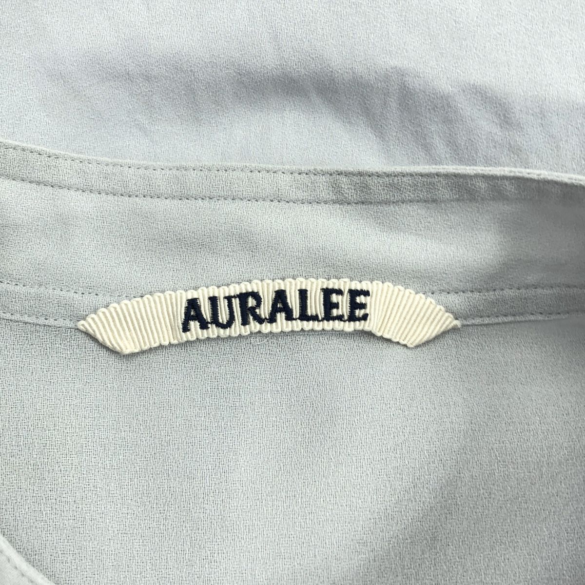 AURALEE / オーラリー | SHUTTLE GEORGETTE CLOTH P/O SHIRTS バンド