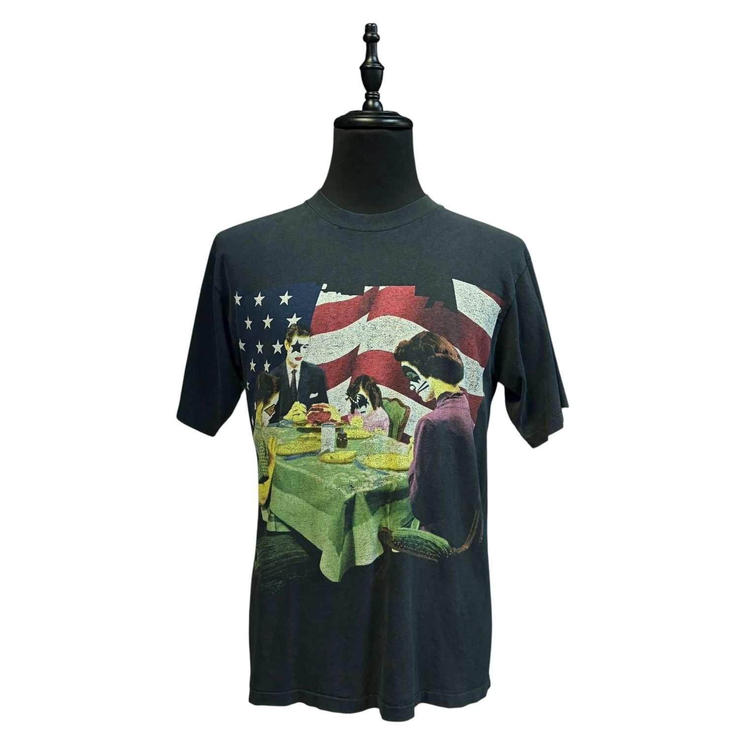KISS】キッス アルバム「KISS MY ASS」Vintage Tシャツ ブラック 90's