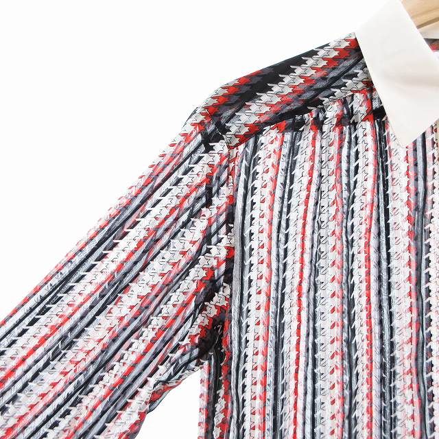 ETRO◆長袖シャツ/42/シルク/マルチカラー/総柄 ETRO - 未使用 エトロ イタリア製 シルク 総柄 長袖 シャツ 42
