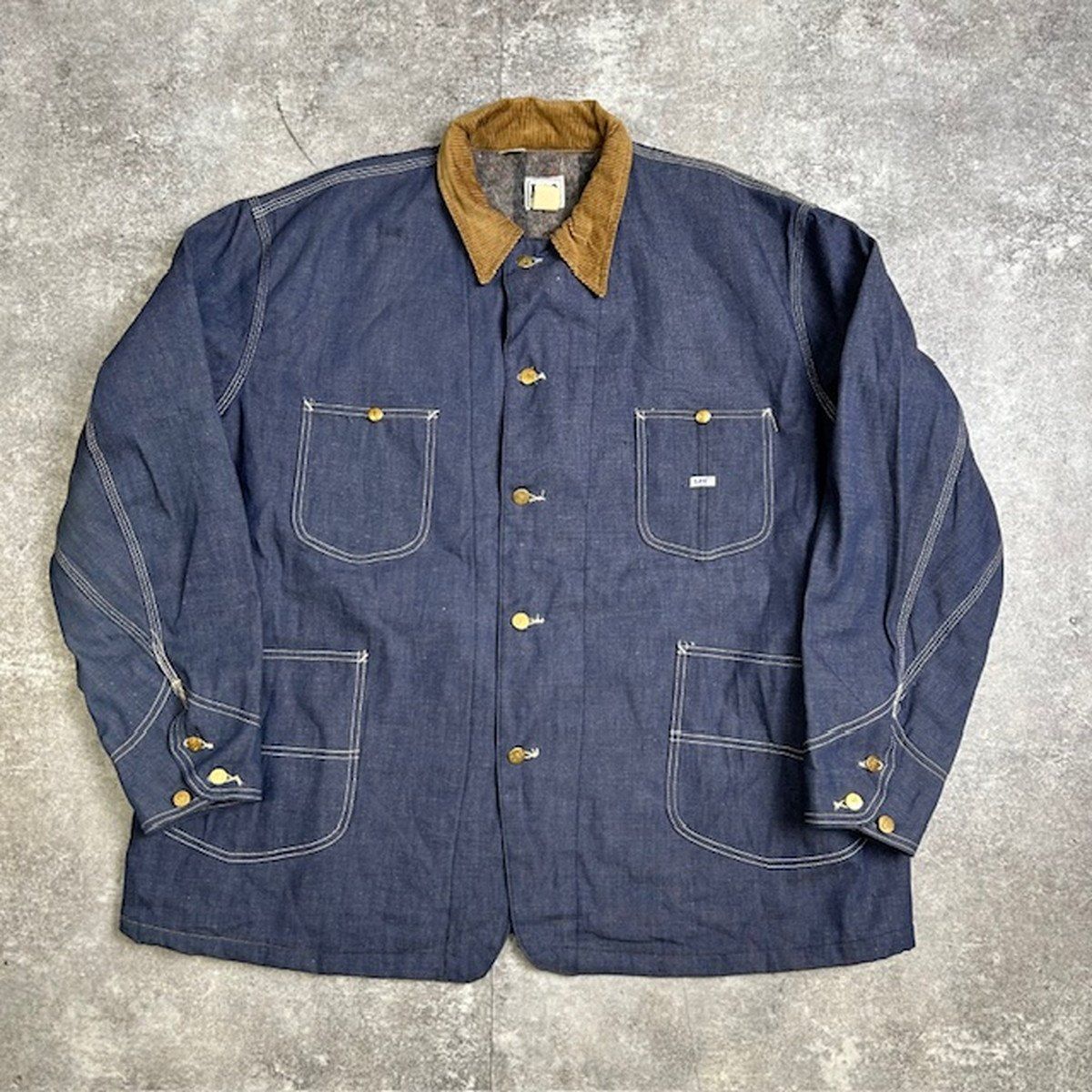70s Lee 81-LJ カバーオール　ブランケット付　ヴィンテージ 逸品】60s special vintage Lee 81-LJ denim coverall jacket