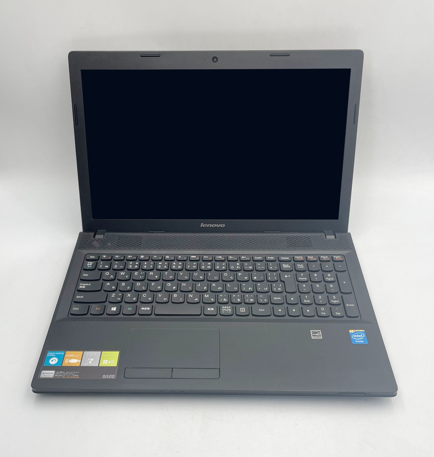 特価Lenovo G500ノートパソコン 高速SSD 8GBメモリ 15.6インチ - 中古