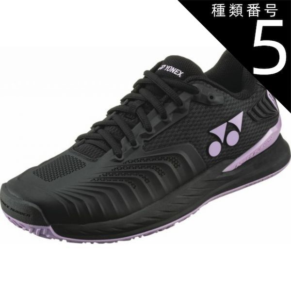種類5：ﾌﾞﾗｯｸ/ﾊﾟｰﾌﾟﾙ/24.0(4550468410584) Yonex(ヨネックス) SHTE4MAC パワークッションエクリプション4MAC パワークッション エクリプション4 メン AC シューズ パワークッション 靴 オール