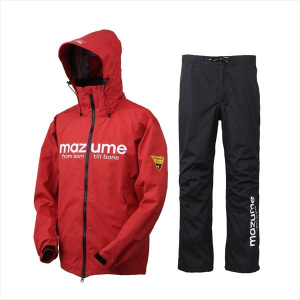 mazume マズメ レインウェア MZRS-688 mazumeコンタクトレインスーツ2 レッド L