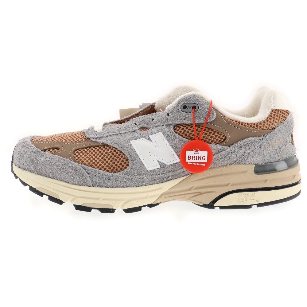 New Balance (ニューバランス) 993 スウェードローカットスニーカー U993GG ベージュ/グレー US9/27.0cm - メルカリ