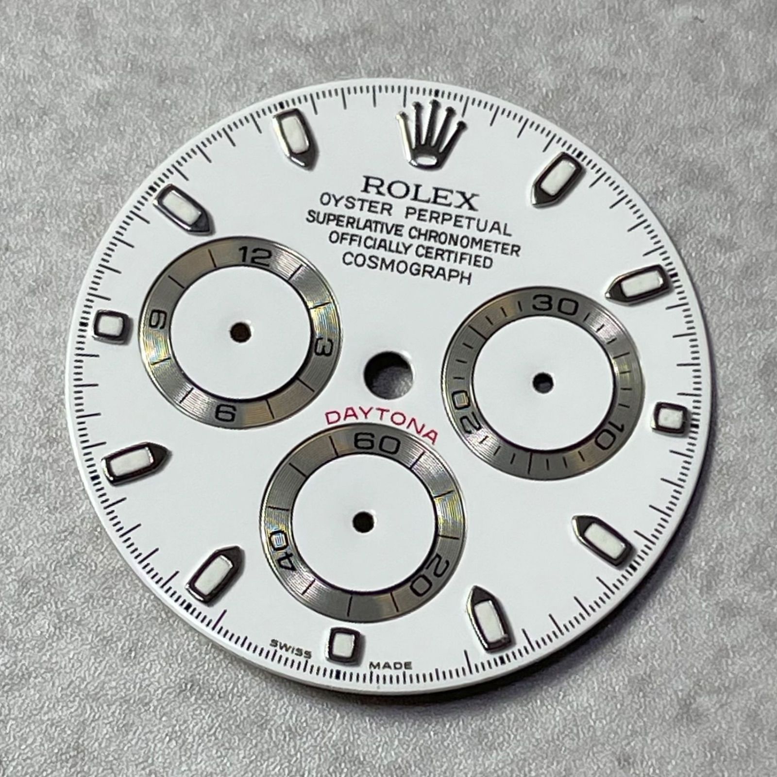 純正品 ROLEX DAYTONA ロレックス デイトナ116520 文字盤 ホワイトダイヤル パーツ 腕時計