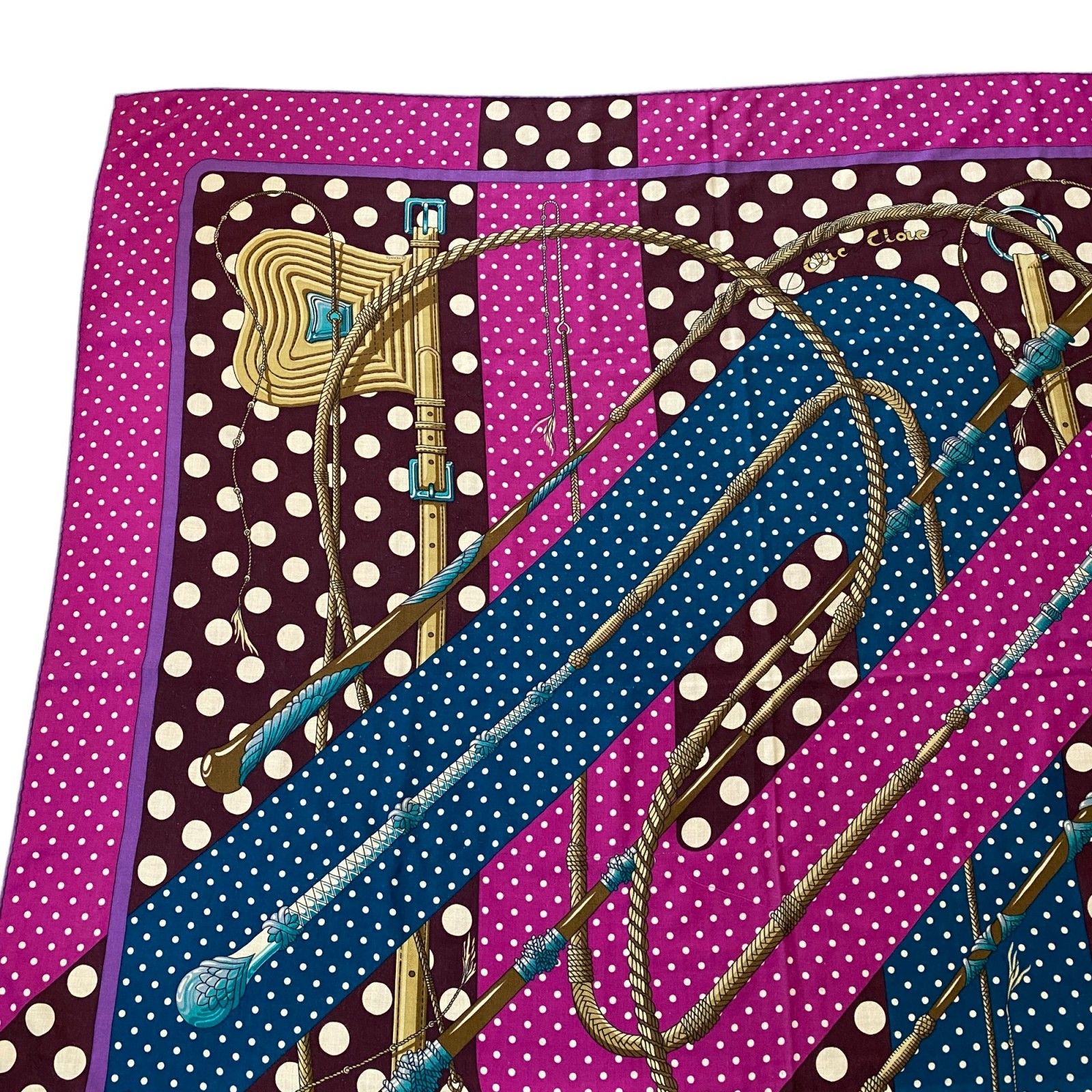 エルメス HERMES レディース カレ140 大判ストール クリッククラック 