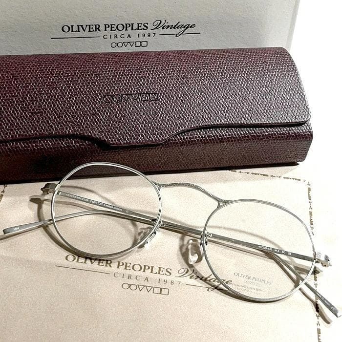OLIVER PEOPLES オリバーピープルズ 日本製 M-4 雅 メタルボストン