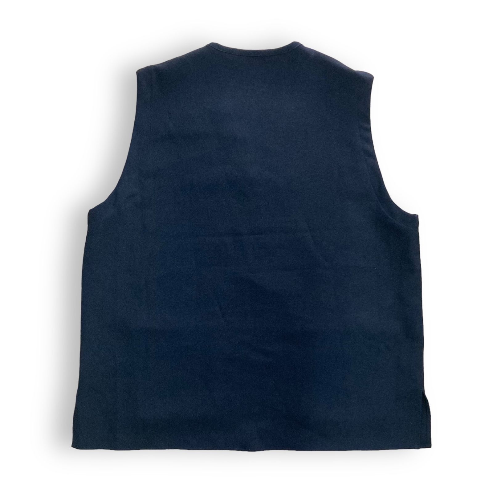 SGGM=Silver and Gold General Merchandise V Neck Vest Vネックベスト     M ブラック ポリエステル