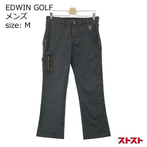 EDWIN GOLF エドウィンゴルフ KG512 ロングパンツ ストライプ柄