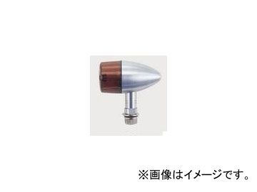 2輪 POSH Faith ミドルマシンドウインカー 砲弾タイプ オレンジレンズ ショートステー W球 12v23w/8w バルブ付き 092499-23