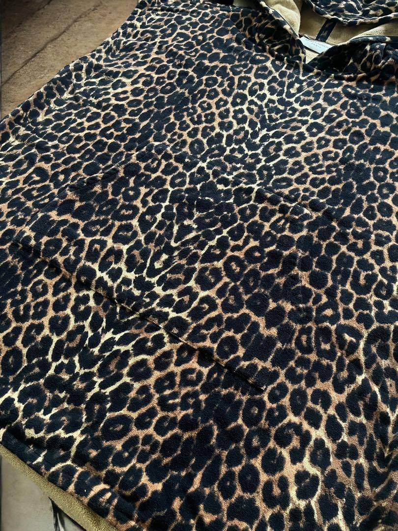 SS22 SAINT LAURENT PARIS レオパードノースリーブパーカ