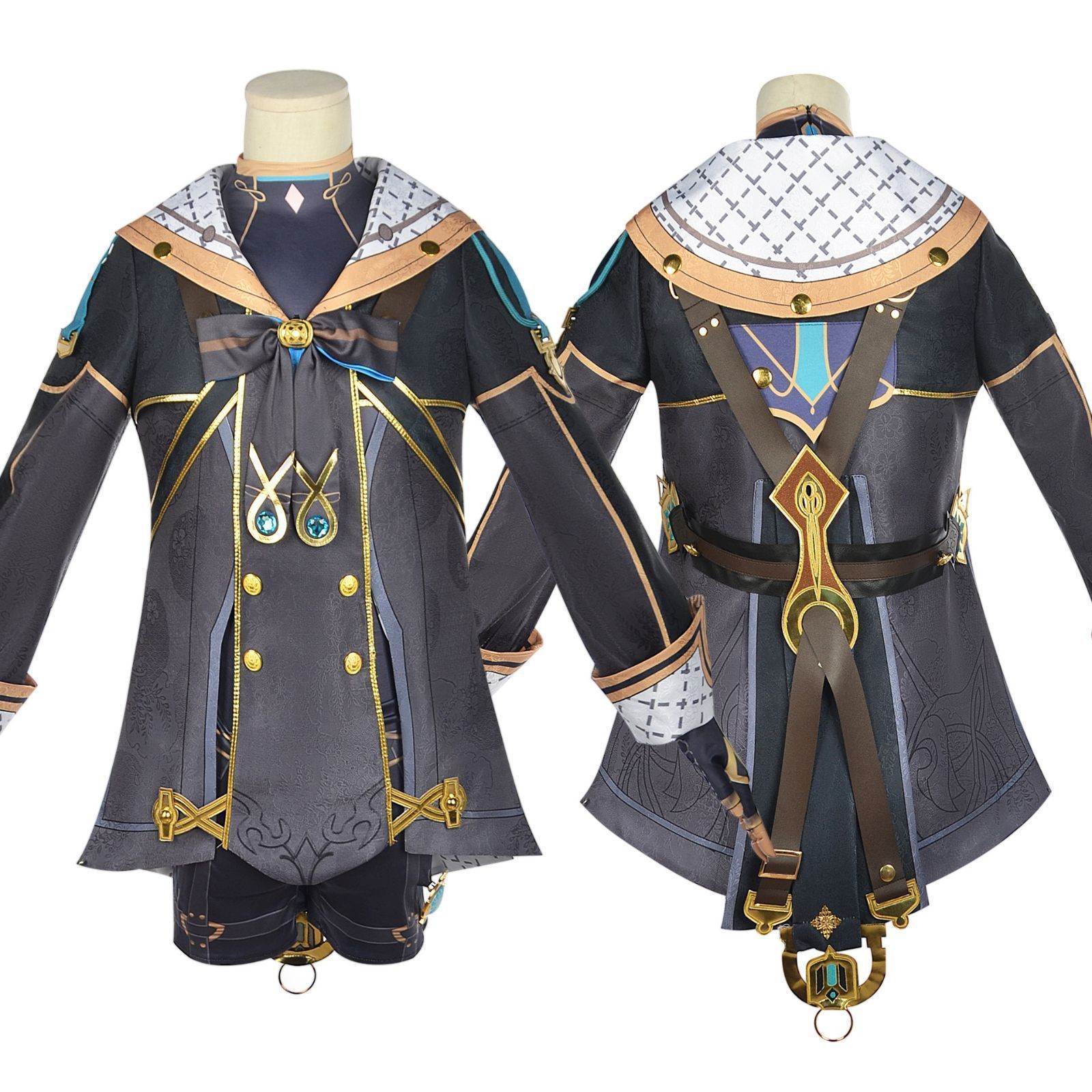 原神コスプレ衣装フレミネ変装アクセ演出服舞台装フルセットハロウイーンパーティーコスチュームクリスマスプレゼント学園祭