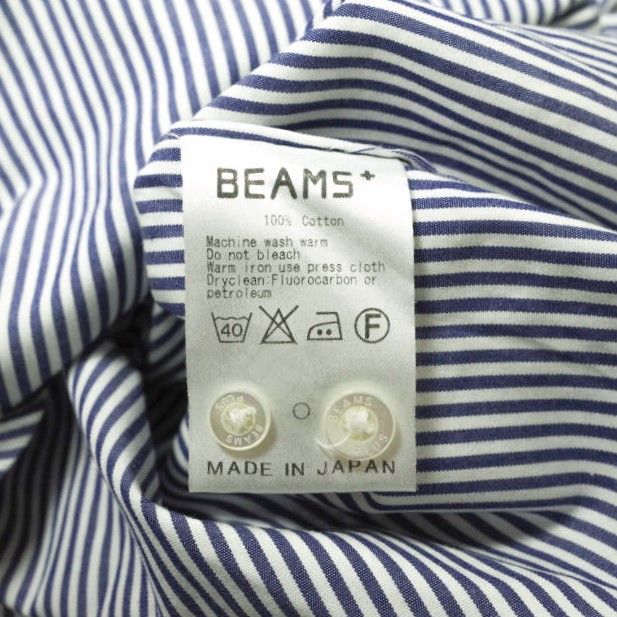 BEAMS PLUS ビームスプラス 日本製 ロンドンストライプボタンダウン