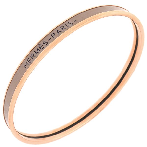 エルメス HERMES ブレスレット ユニ GP エナメル マロングラッセX