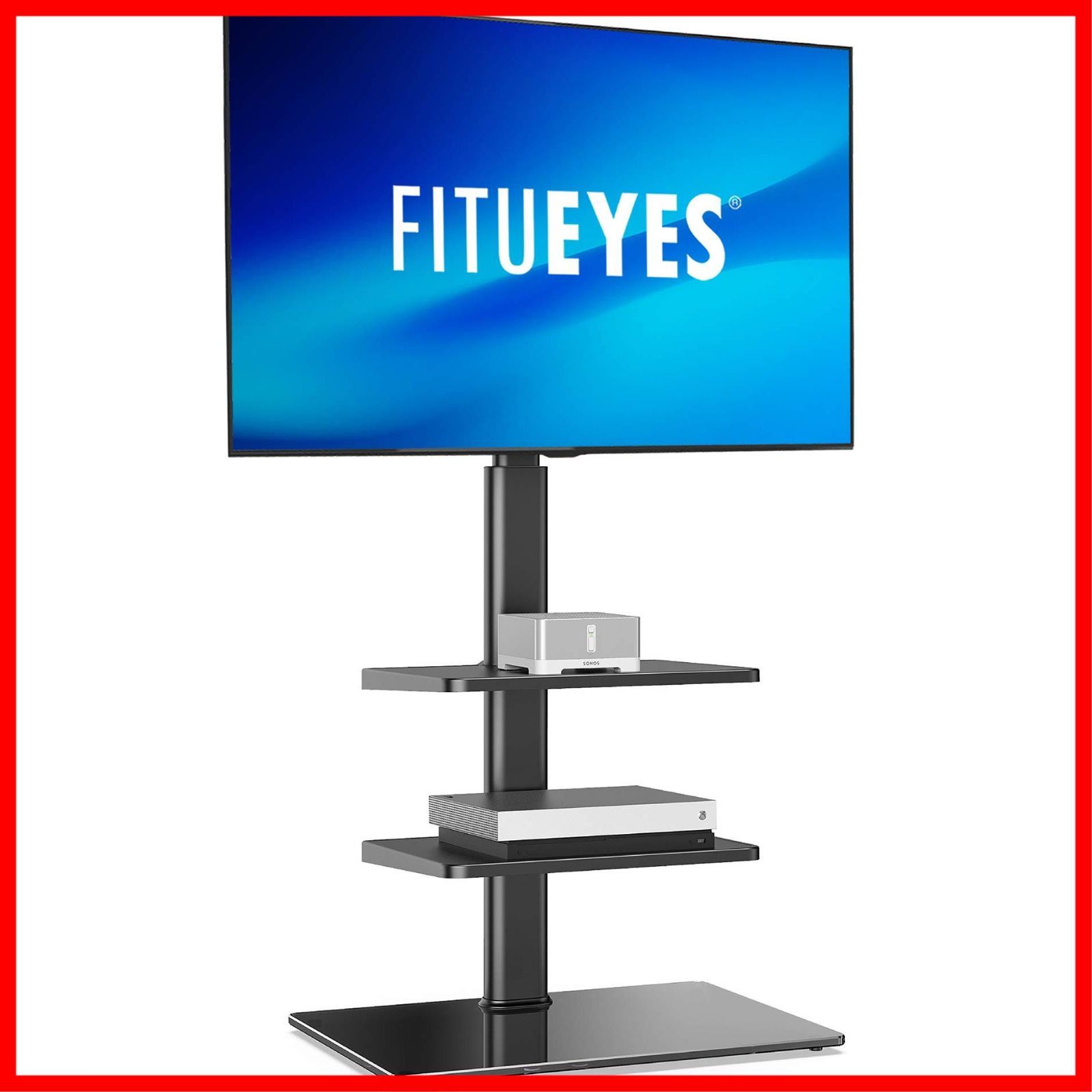 セール中】FITUEYES テレビスタンド 32～60インチ対応 3段棚付き 壁