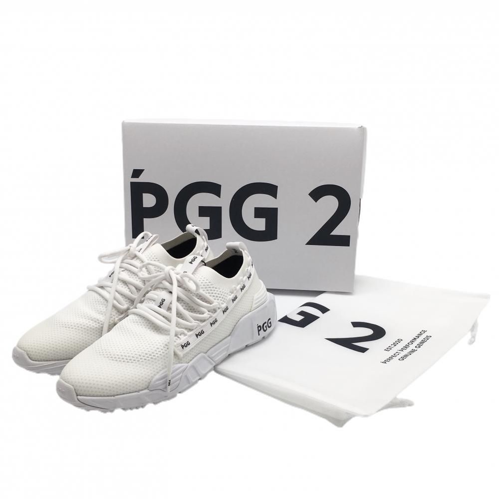 PEARLY GATES - 【新品】PGGパーリーゲイツ ゴルフシューズ 白 268-4992301 防水ニット ローカット メンズ 26.0 ゴルフウェア 2024年モデル PEARLY GATES 新品】PGGパーリーゲイツ ゴルフシューズ 白 268-4992301 防水