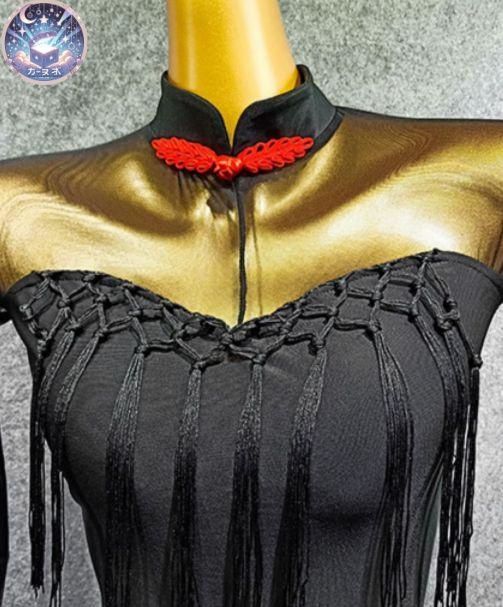 社交ダンス衣装 ラテンワンピースドレス