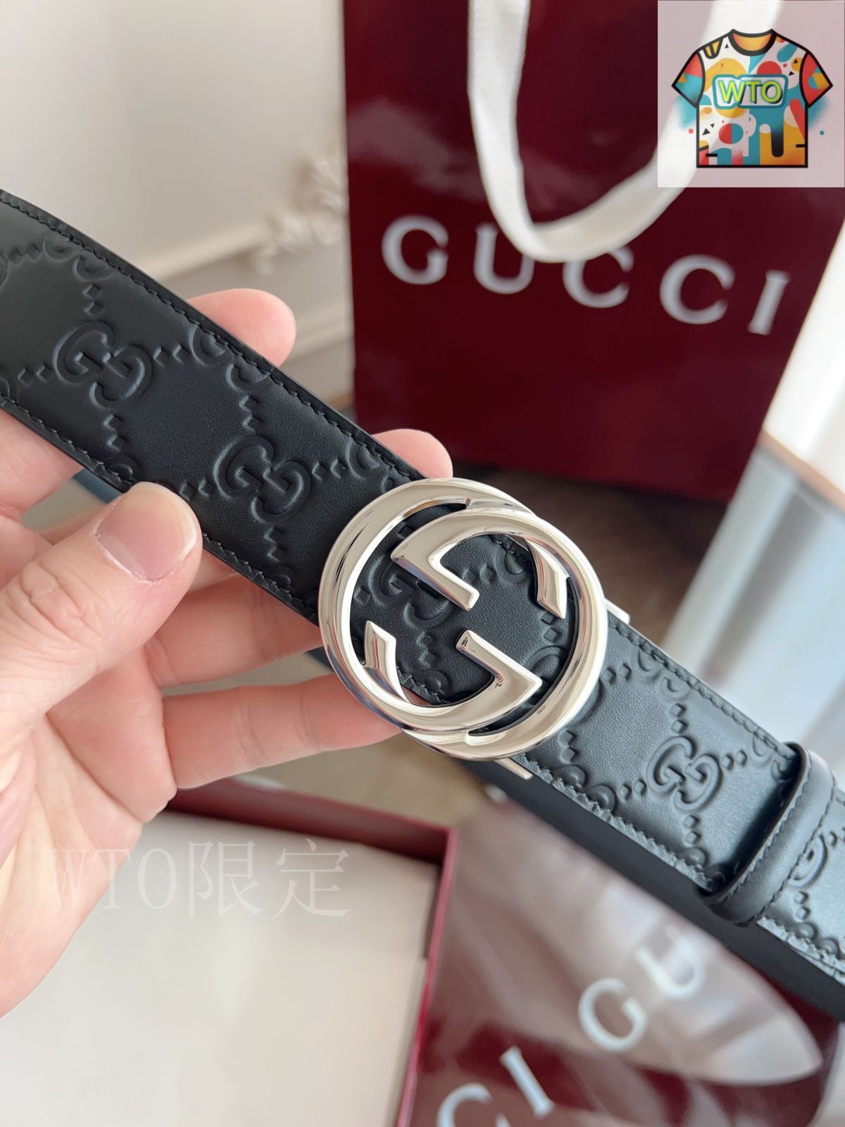 今日特価】Gucci Auto-Smooth Buckle Belt（グッチ オート