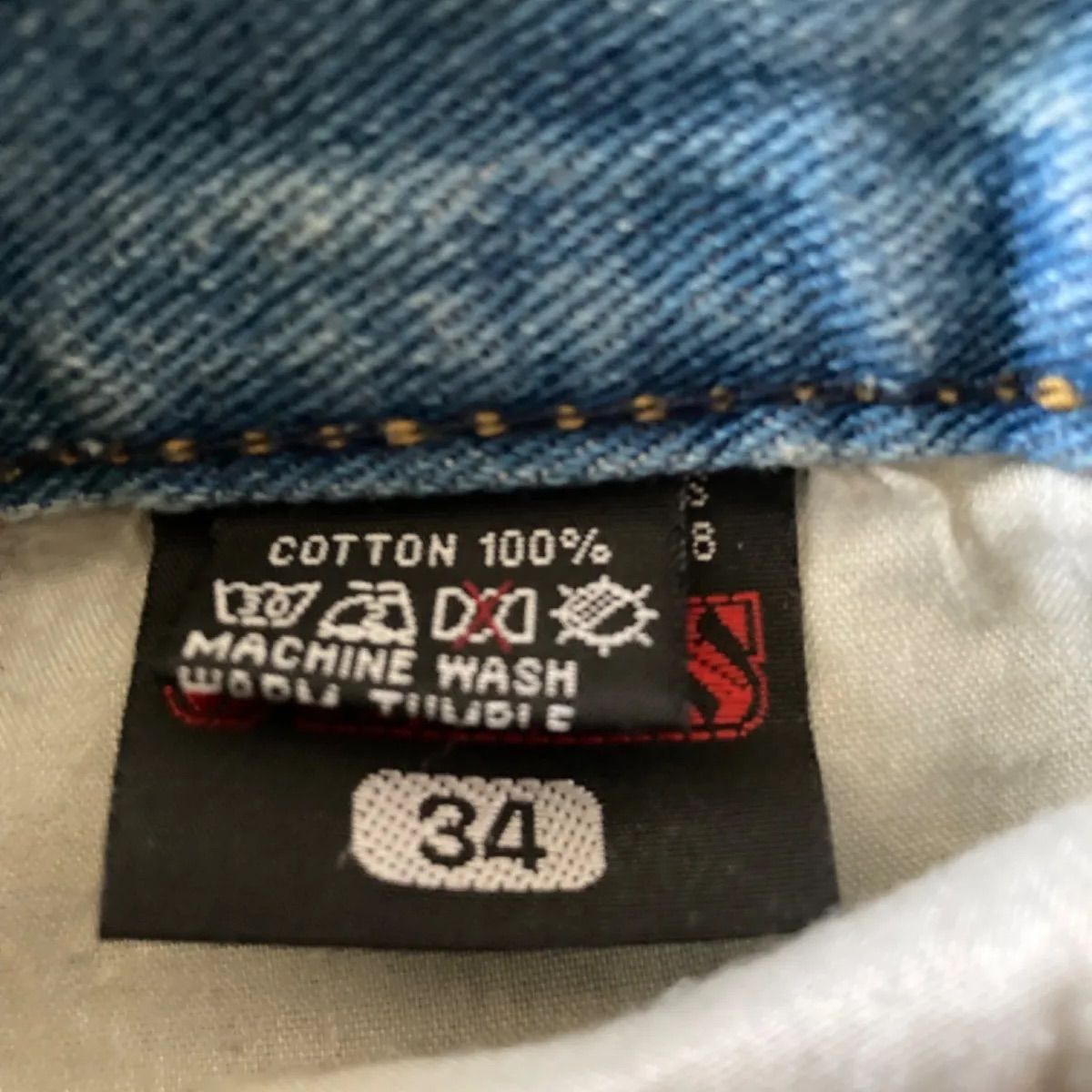 A&Gエーアンドジークロスパッチカスタムデニム - メルカリ