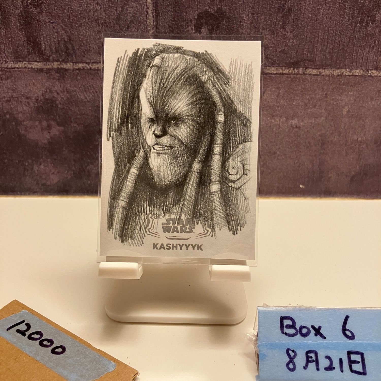 Topps Star Wars Hyperspace Kashyyyk 直筆サイン Art Artist Andrew Fry Signature THE FORCE IS WITH YOU カード