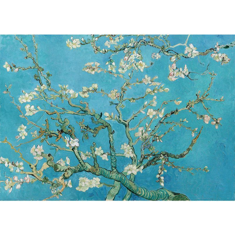 ゴッホ桜　リトグラフポスター A4サイズ ゴッホ ポスター アーモンドの花咲く アートポスター