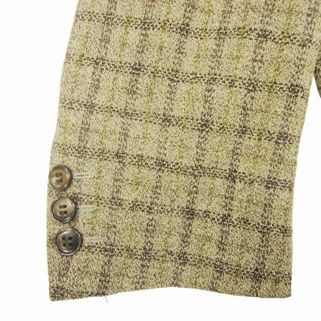 ギラロッシュ Guy Laroche チェック柄 ツイード テーラード ジャケット  