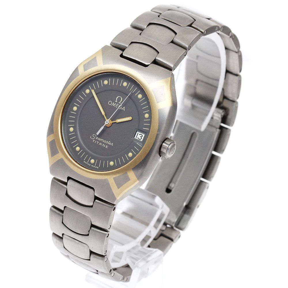 オメガOMEGA 2510.40 シーマスター ポラリス デイトクォーツ メンズ 楽天市場】OMEGA オメガ シーマスター ポラリス デイト SS/K18YG