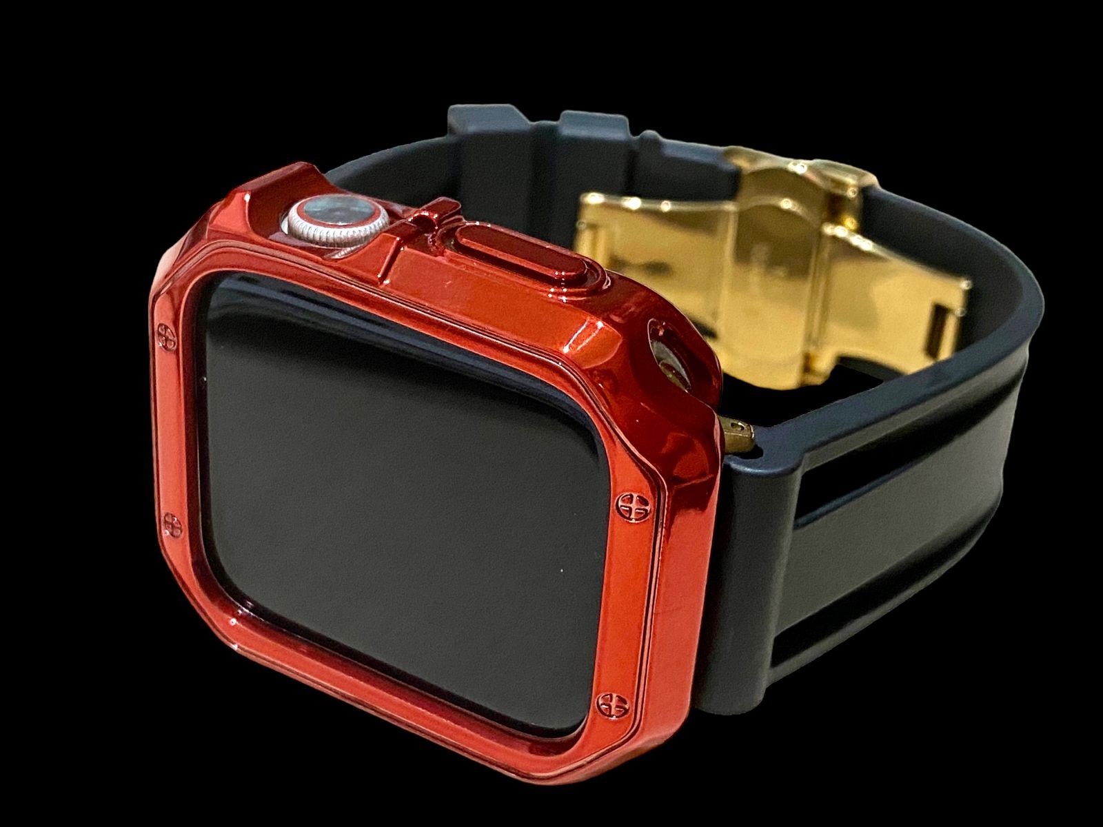 RBG カスタム セット アップルウォッチバンド ラバーベルト Apple  