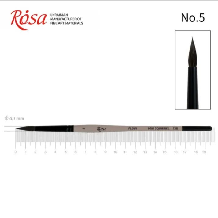 ROSA ローサ水彩筆 リス毛 画筆 Squirrel211 12本セット ROSA ローサ水彩筆 リス毛 画筆 Squirrel211 12本セット ROSA