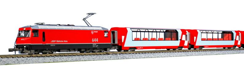 KATO Nゲージ アルプスの氷河特急 基本セット 3両 10-1816 鉄道模型 電気機関車 Nゲージ スターターセット アルプスの氷河特急 「グレッシャー・オン