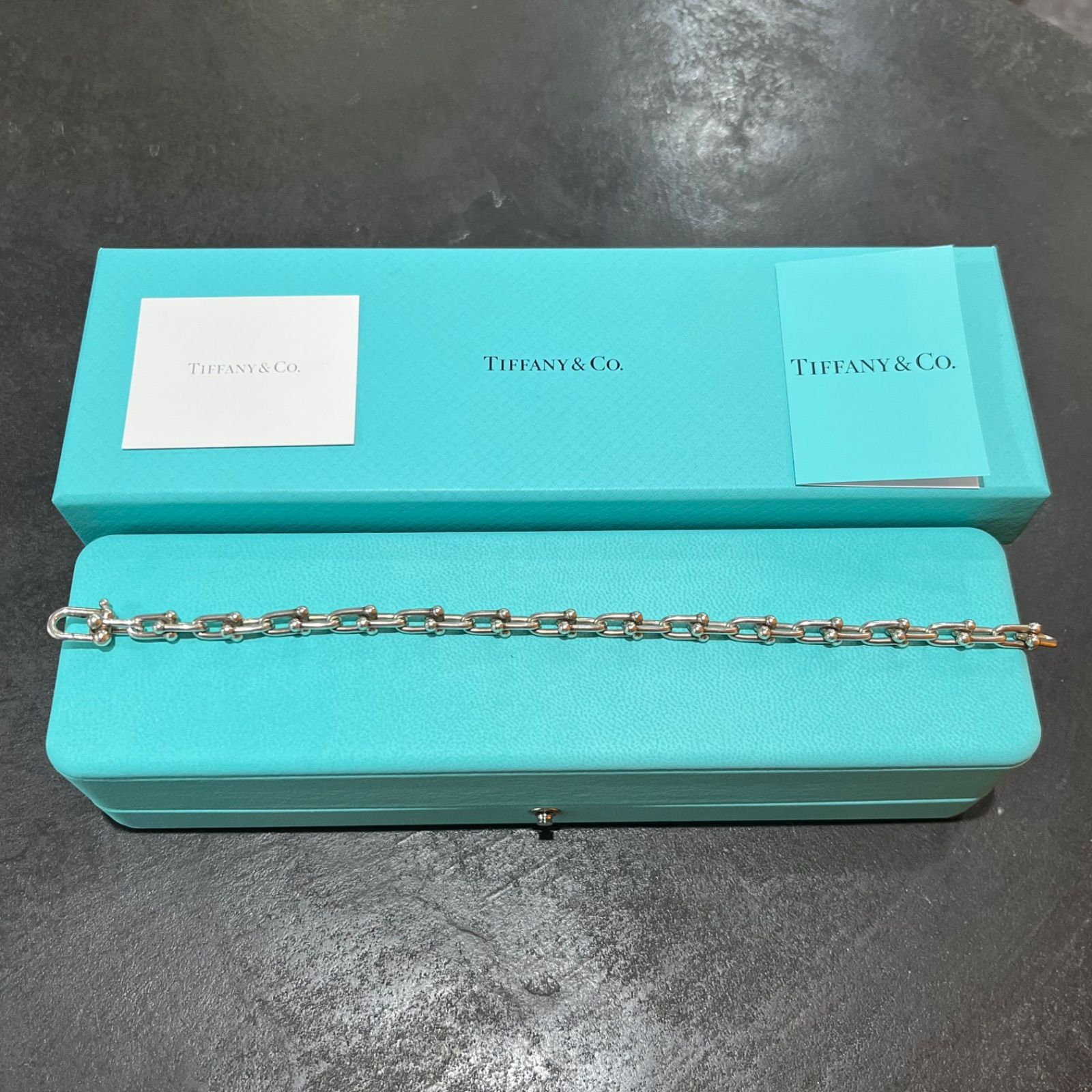 Tiffany&Co. スモールリンク ハードウェア ブレスレット ティファニー
