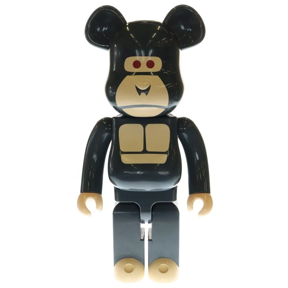 MEDICOM TOY メディコムトイ BE RBRICK XLARGE LITTLE FRIEND BLACK 1000% ベアブリック エクストララージ リトルフレンド フィギュア グレー