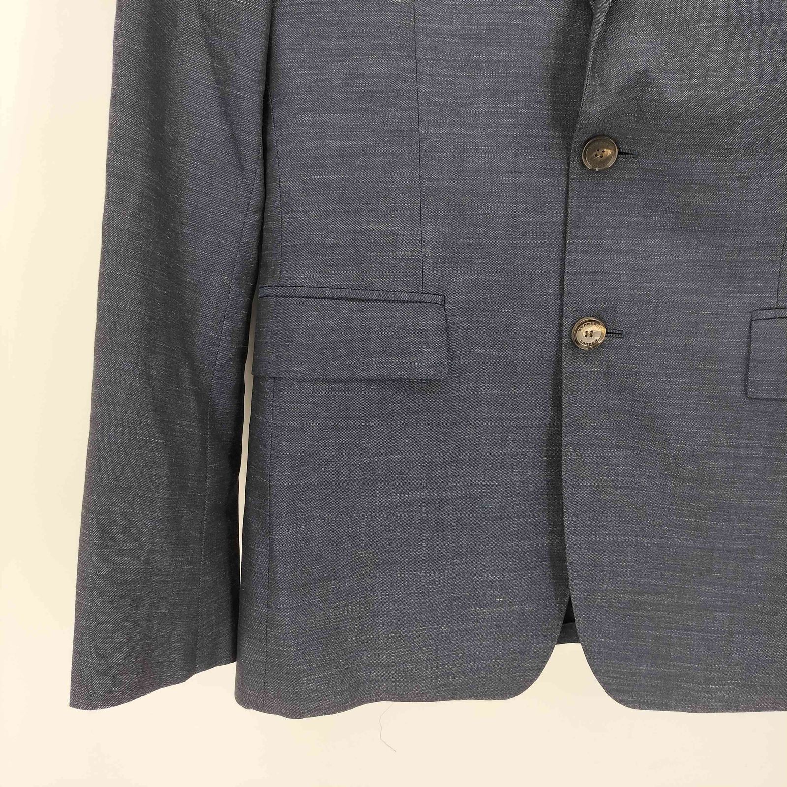 BURBERRY LONDON テーラードジャケット　リネン混　超ストレッチ BURBERRY - BURBERRY バーバリー リネン シルク混 テーラード