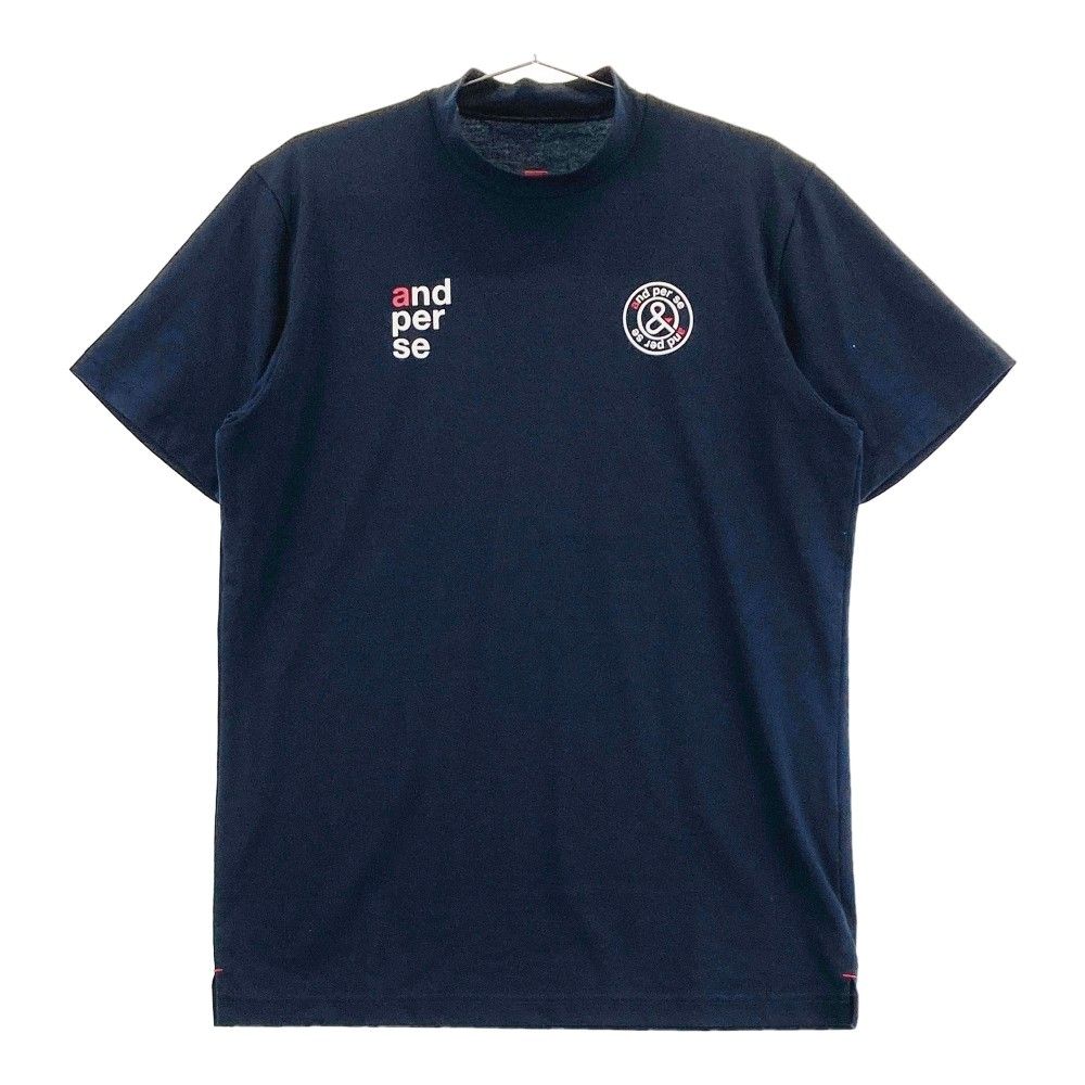 and per se 水色 半袖ハイネックシャツ and per se 20％OFF