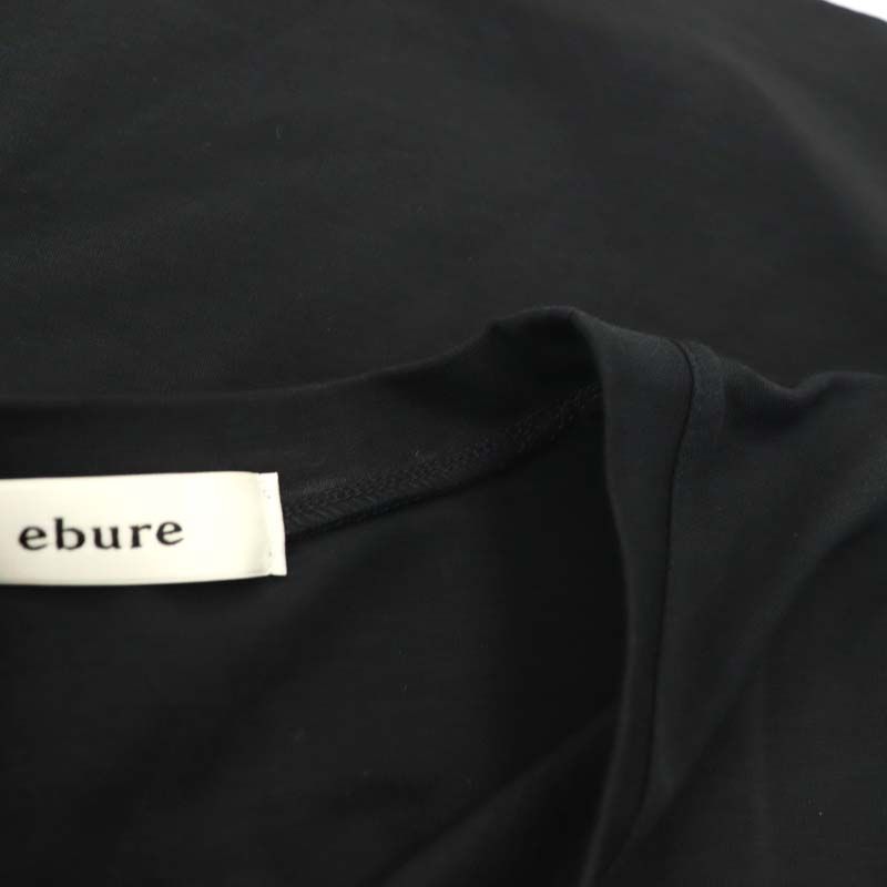 ebure 超長綿スーピマ コットン クルーネック Tシャツ 38 エブール ebure 超長綿スーピマコットン クルーネックTシャツ