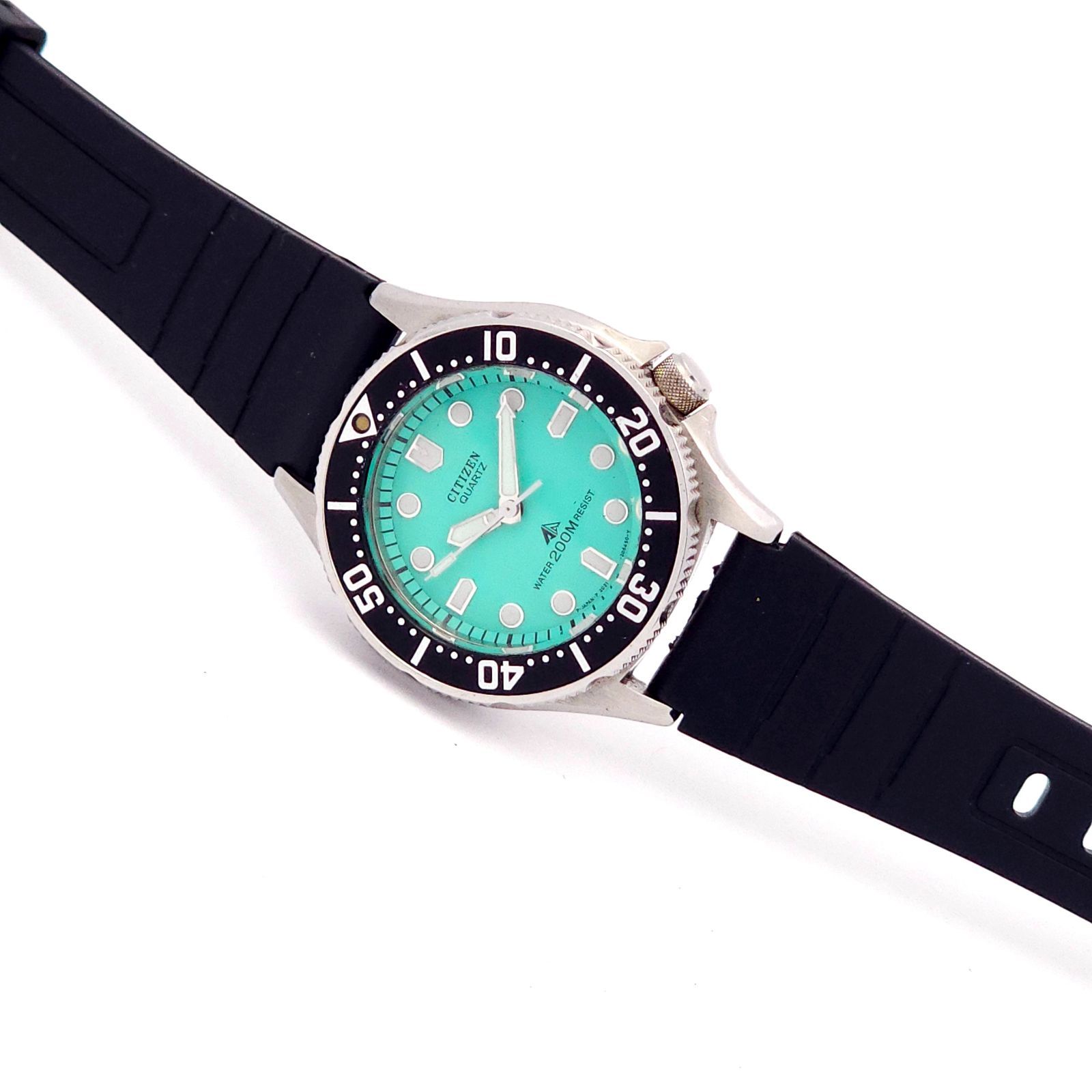 CITIZEN　シチズン　ダイバー腕時計　2031-204140　ミントグリーン CITIZEN - シチズン ダイバー 2031-204140 ミントグリーン文字盤