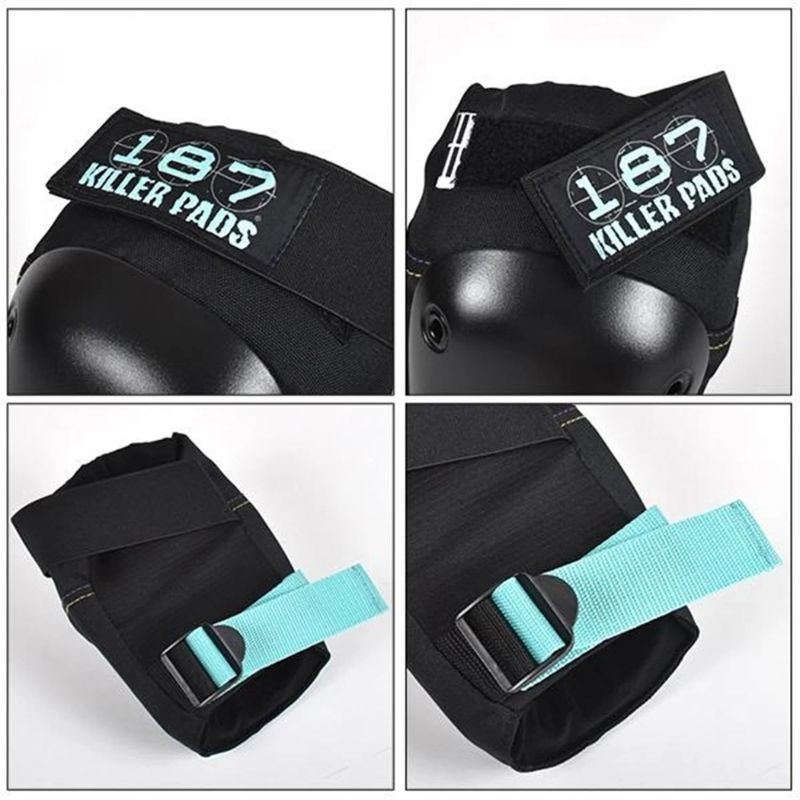 キッズ用 スケートボード プロテクター 187 ワンエイトセブン MURASAKI