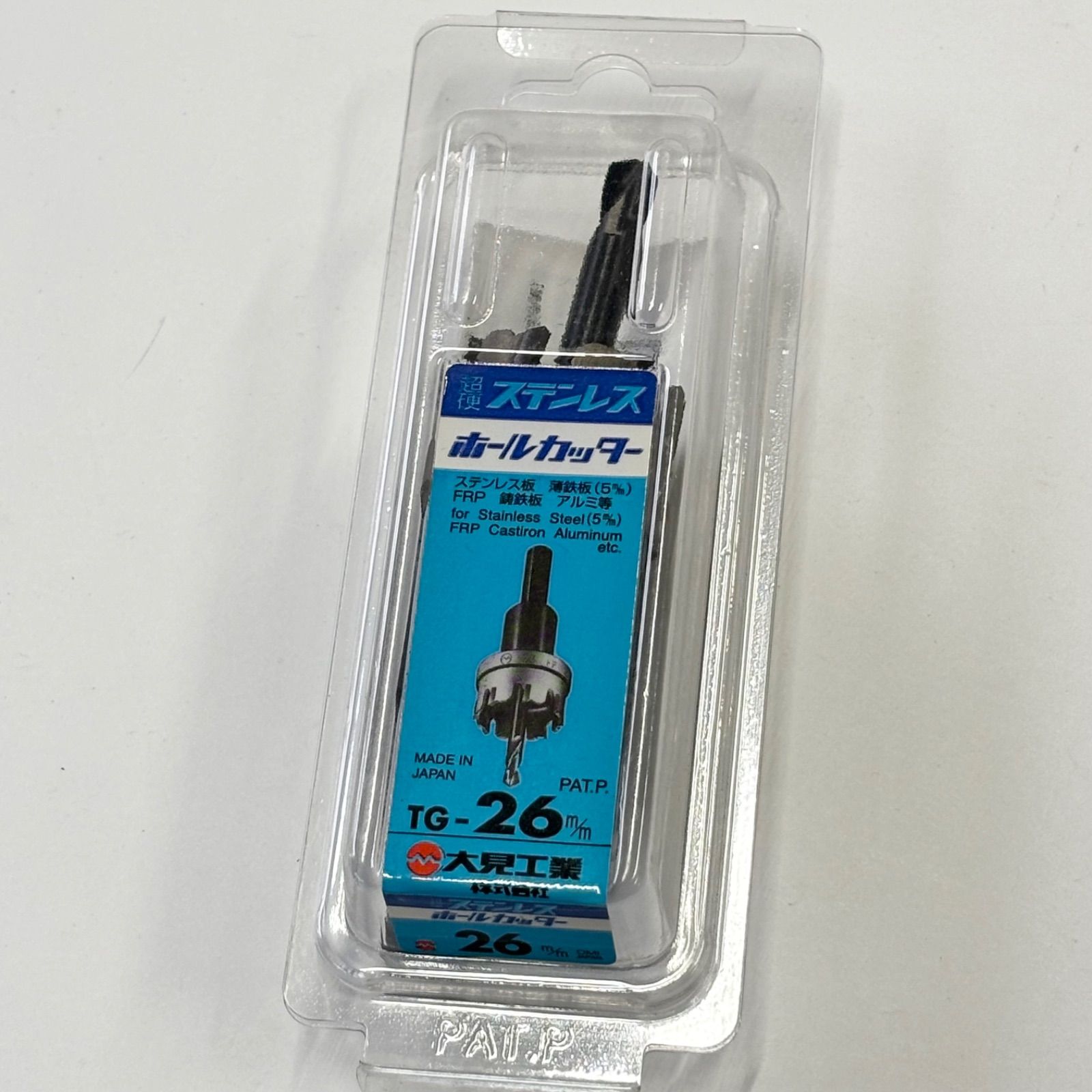 大見工業超硬ステンレスホールカッター TG21 超硬ステンレスホールカッター(超硬チップ付) 大見工業 TG