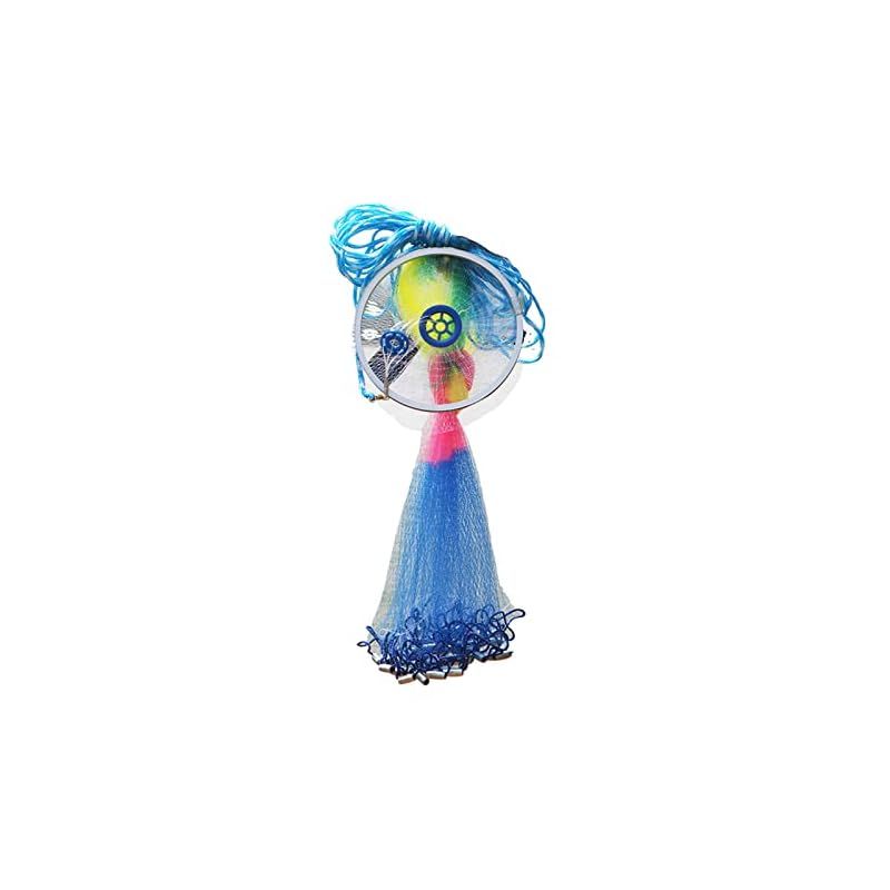 TOMMYFIELD 投げ網 手投げ網 漁網 海 魚獲り 仕掛け 投げ ナイロン 手投げ網 釣り 240cm 0