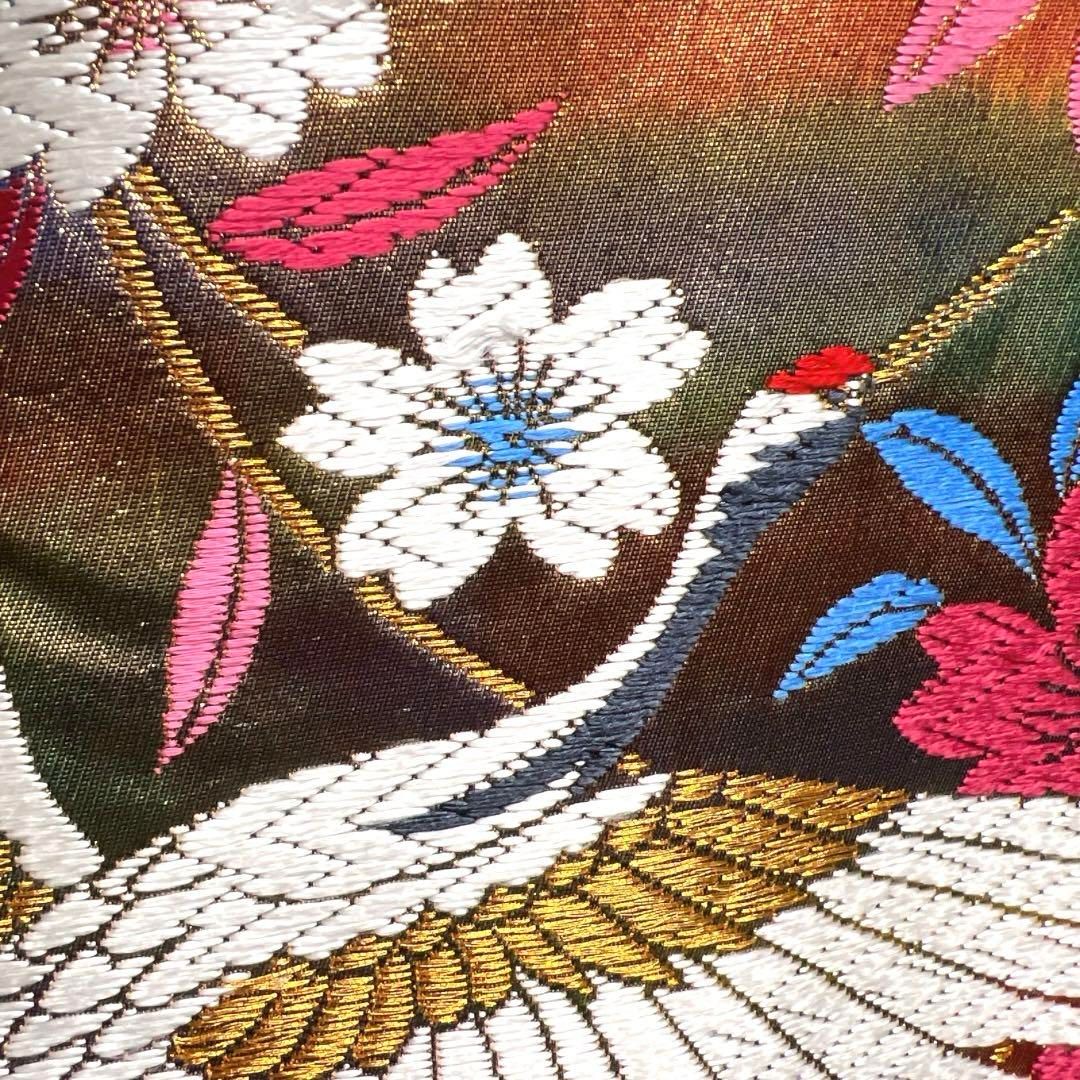 【★安心の定価販売★】 色打掛 メルカリ - d 041a 着物 金糸 牡丹 桜 菊 鶴 松 唐織 その他