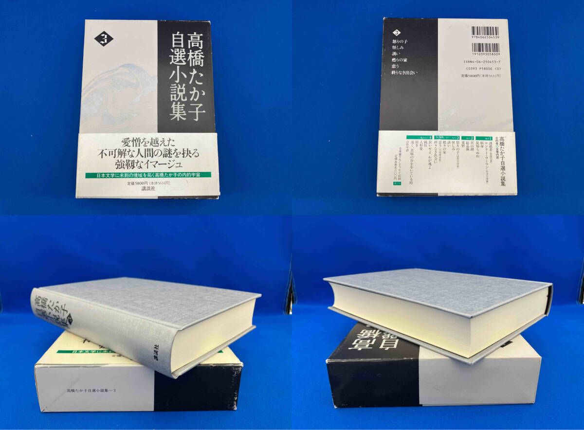 4冊セット　高橋たか子自選小説集 1〜4 高橋たか子自選小説集1～4 高橋たか子自選小説集 全4冊揃 /