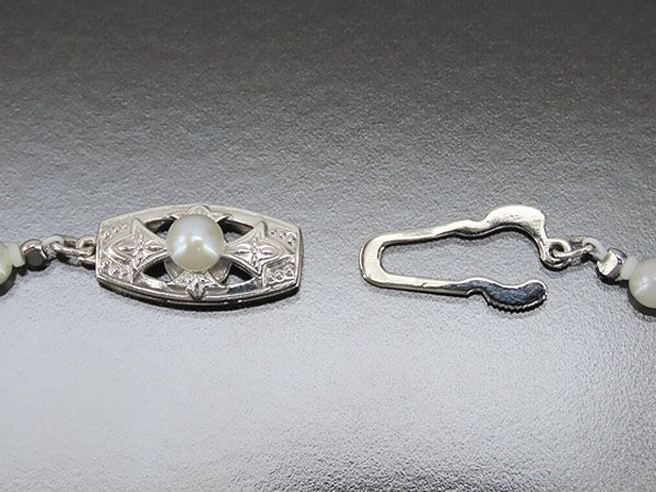 新品同様】ミキモト MIKIMOTO ベビー パール ネックレス 89珠 アコヤ  