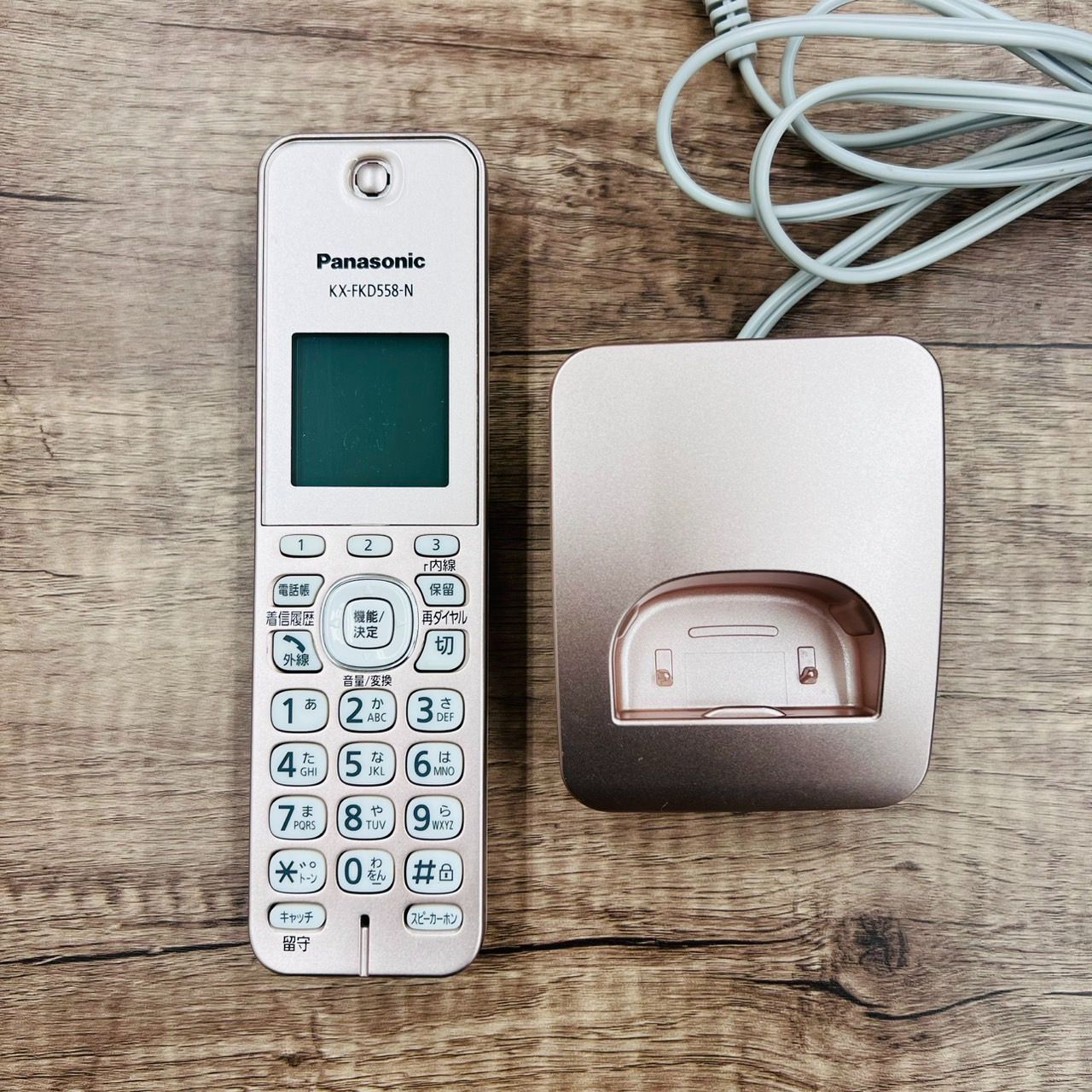 パナソニック コードレス電話機(子機1台付き) VE-GD56DL-N : パナソニック コードレス電話機(子機1台付き) VE-GD56DL