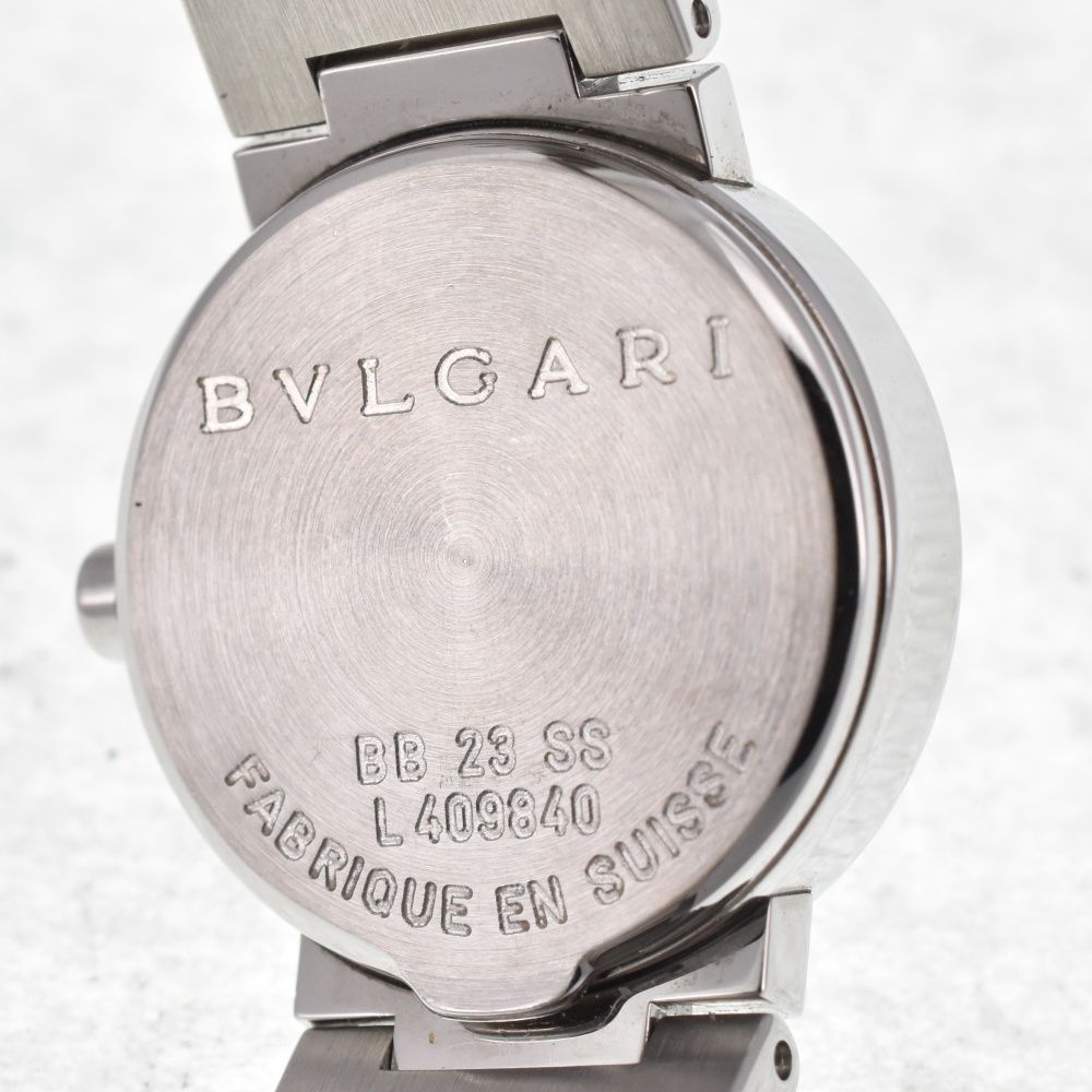 ブルガリ BVLGARI BB23WSSD/N ブルガリブルガリ デイト クォーツ レディース美品箱・保証書付き J#128666 - メルカリ