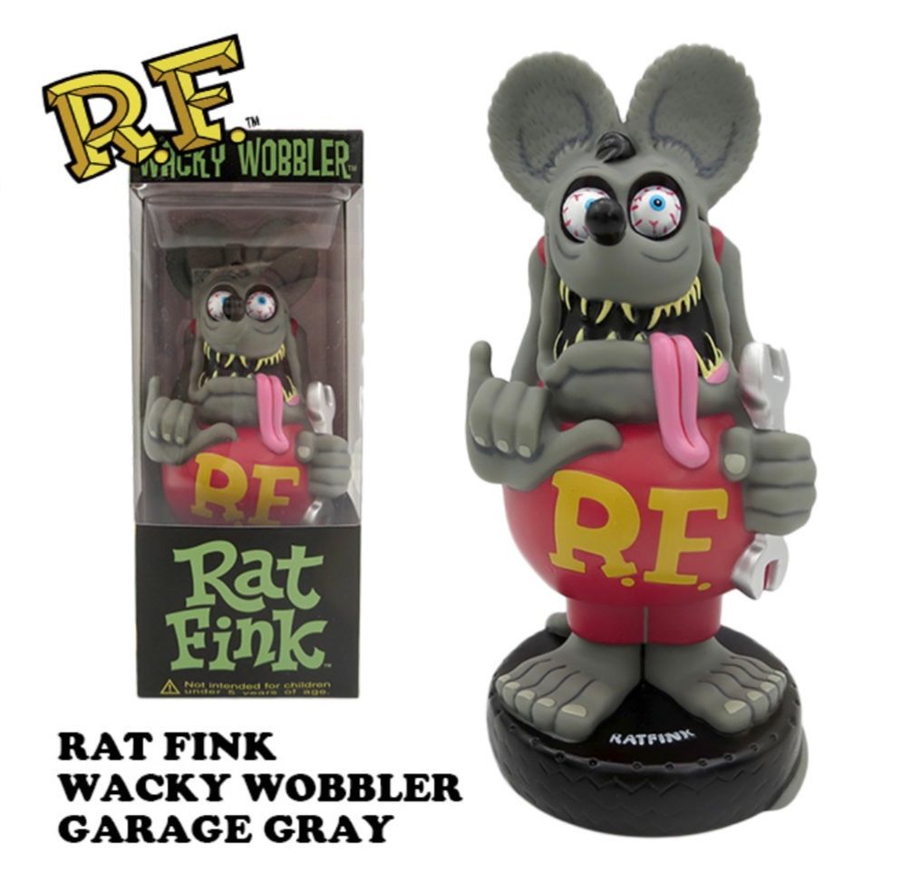 ラットフィンク　ボブルヘッド　バラ売り　フィギュア　新品未開封　No.1 Amazon.co.jp: FUNKO Wacky Wobbler RAT FINK （ブルー） ラット