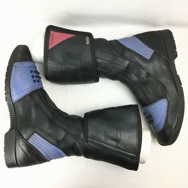 SALEu003eHEIN GERICKE/ハインゲリック シンパテックス ライディング バイクブーツ size42 26.5-27.0程度〈黒/BLACK/ ブラック〉×紫 ツーリング bike/ Boots〕菅No.WM45 #BUZZBERG - メルカリ