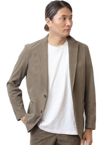 Size XL_Color カーキ エドウィン デニスラ コーデュロイ テーラードジャケット ストレッチ ビジネス メンズ KHAKI