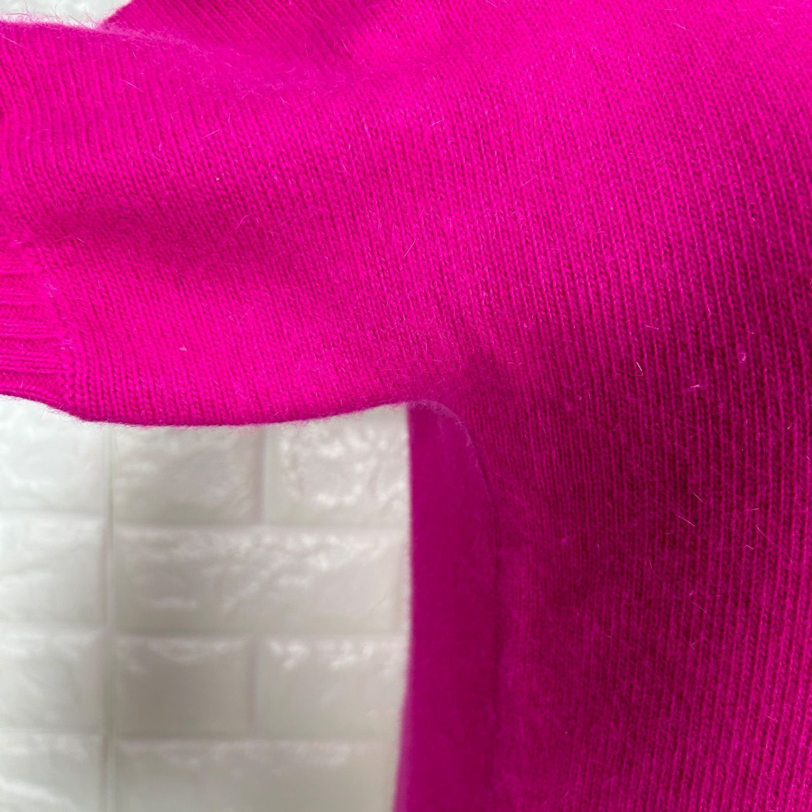 ☆ DOLCE&GABBANA ドルチェ&ガッバーナ アンゴラ混 ピンク 半袖ニット  