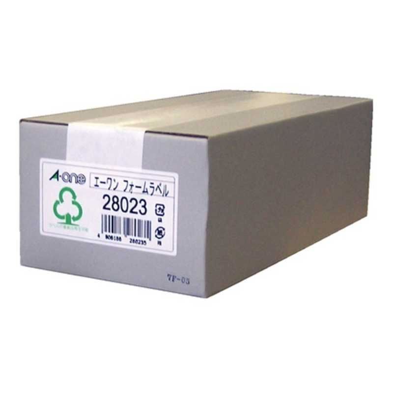 送料無料 ♥ 未開梱 エーワン コンピュータフォームラベル ４．５インチ幅 ６面 ５００折 ３０００片 28023