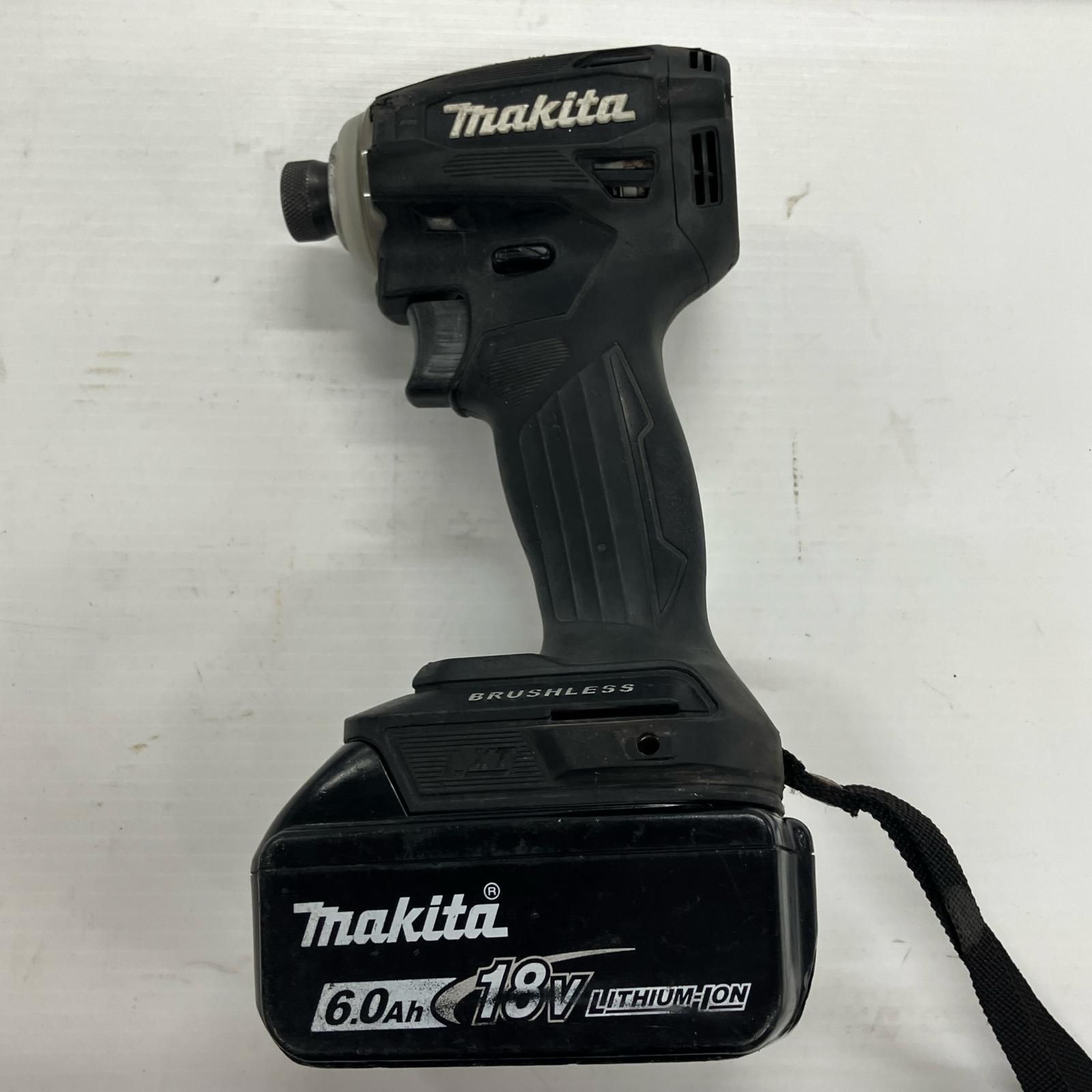 MAKITA マキタ 工具 インパクトドライバ TD172D ブラック 充電池1個付 コードレス式 18v 6.0Ah